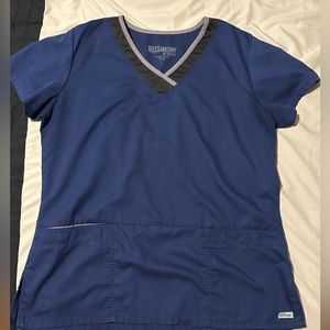 Greys anatomy scrub set navy